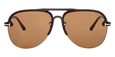 Tom Ford® FT1004 Terry FT1004 51E 62 - Mastic / Brown Sunglasses