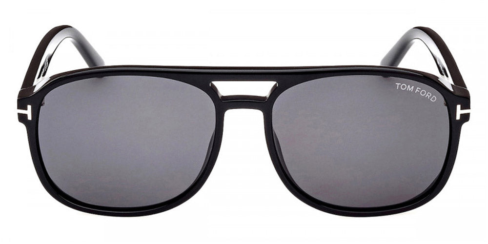 Tom Ford® FT1022 Rosco FT1022 01A 58 - 01A - Shiny Black / Shiny Black Sunglasses