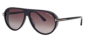 Tom Ford® FT1023 Marcus FT1023 Marcus 01B 60 - 01B - Shiny Black / Shiny Black Sunglasses