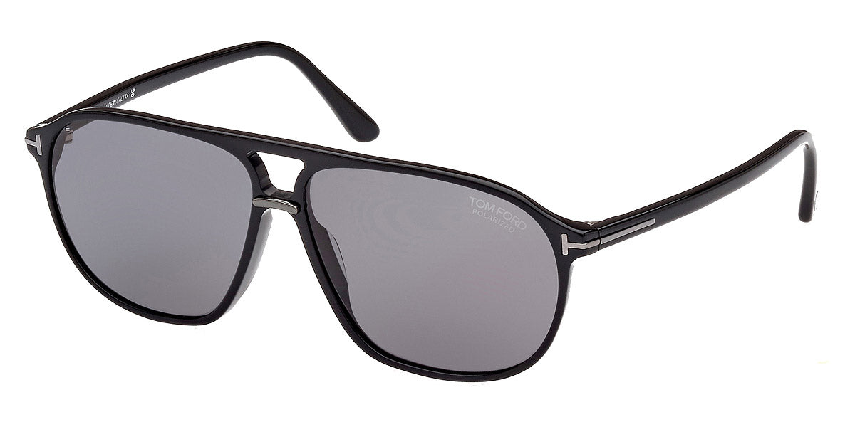 Tom Ford® FT1026-N Bruce FT1026-N Bruce 01D 61 - 01D - Shiny Black / Shiny Black Sunglasses