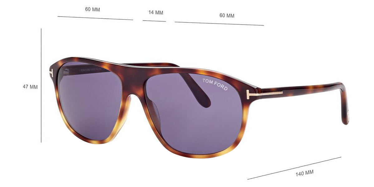 Tom Ford® FT1027 Prescott FT1027 Prescott 56V 60 - 56V - Blonde Havana / Blonde Havana Sunglasses