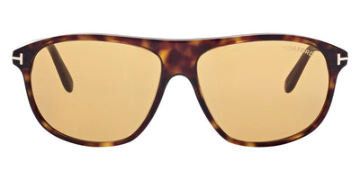 Tom Ford® FT1024 Anton 52F 59 - 52F - Shiny Blande Havana, t" Logo / Gradient Brown Lenses" Sunglasses