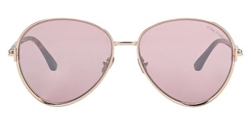 Tom Ford® FT1028 Rio FT1028 32Z 59 - Gold Gradient Violet Sunglasses