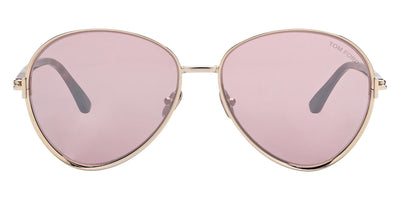 Tom Ford® FT1028 Rio FT1028 32Z 59 - Gold Gradient Violet Sunglasses