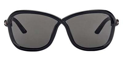 Tom Ford® FT1069 Fernanda FT1069 Fernanda 01A 68 - 01A - Shiny Black, t" Logo / Smoke Lenses - Fw23 Adv" Sunglasses