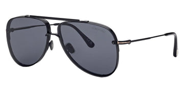 Tom Ford® FT1071 LEON FT1071 LEON 01A 62 - 01A - Shiny Black / Shiny Black Sunglasses