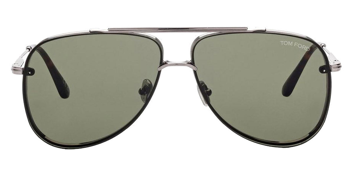 Tom Ford® FT1071 LEON FT1071 LEON 14N 62 - 14N - Shiny Light Ruthenium / Shiny Light Ruthenium Sunglasses