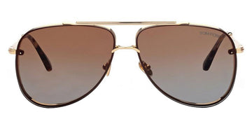 Tom Ford® FT1071 LEON FT1071 LEON 30F 62 - 30F - Shiny Deep Gold / Shiny Deep Gold Sunglasses