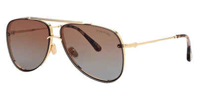 Tom Ford® FT1071 LEON FT1071 LEON 30F 62 - 30F - Shiny Deep Gold / Shiny Deep Gold Sunglasses