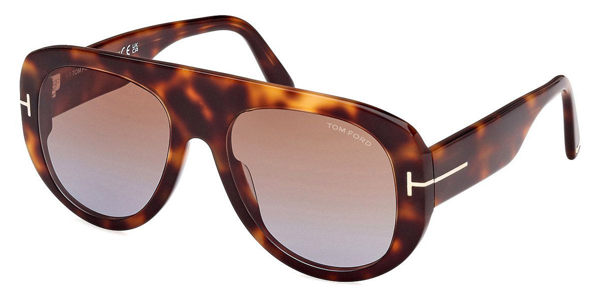 Tom Ford® FT1078 FT1078 53E 55 - 53E - Blonde Havana / Blonde Havana Sunglasses