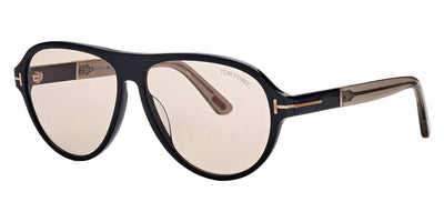 Tom Ford® FT1080 QUINCY FT1080 QUINCY 01E 59 - 01E - Shiny Black / Shiny Beige Sunglasses