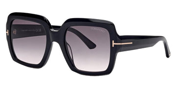 Tom Ford® FT1082 KAYA FT1082 KAYA 01B 54 - 01B - Shiny Black / Shiny Black Sunglasses