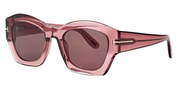 Tom Ford® FT1083 GUILLIANA FT1083 GUILLIANA 72E 52 - 72E - Shiny Dark Pink / Shiny Dark Pink Sunglasses