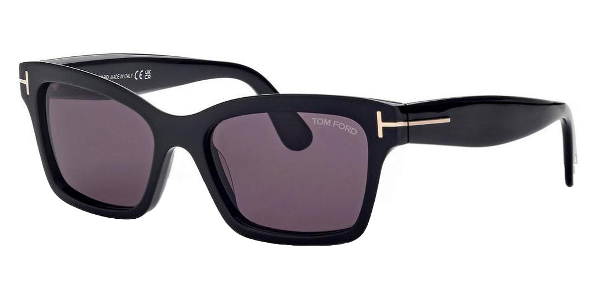 Tom Ford® FT1085 MIKEL FT1085 MIKEL 01A 54 - 01A - Shiny Black / Shiny Black Sunglasses