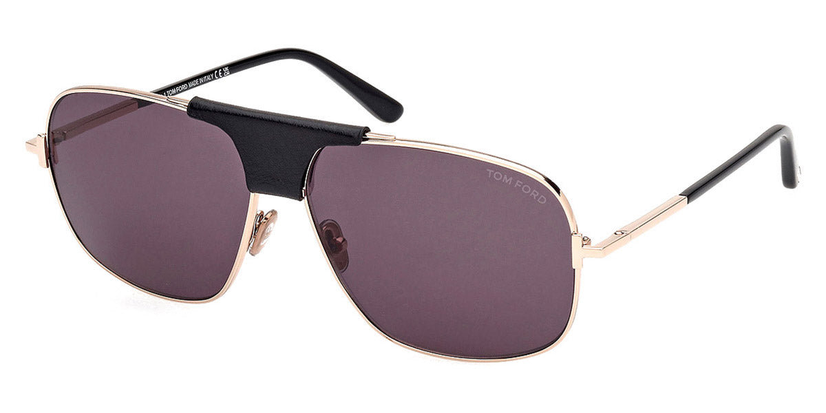 Tom Ford® FT1096 FT1096 28A 62 - 28A - Shiny Rose Gold / Shiny Rose Gold Sunglasses