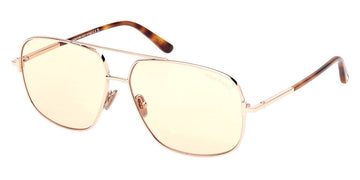 Tom Ford® FT1096 FT1096 28E 62 - 28E - Shiny Rose Gold / Shiny Rose Gold Sunglasses