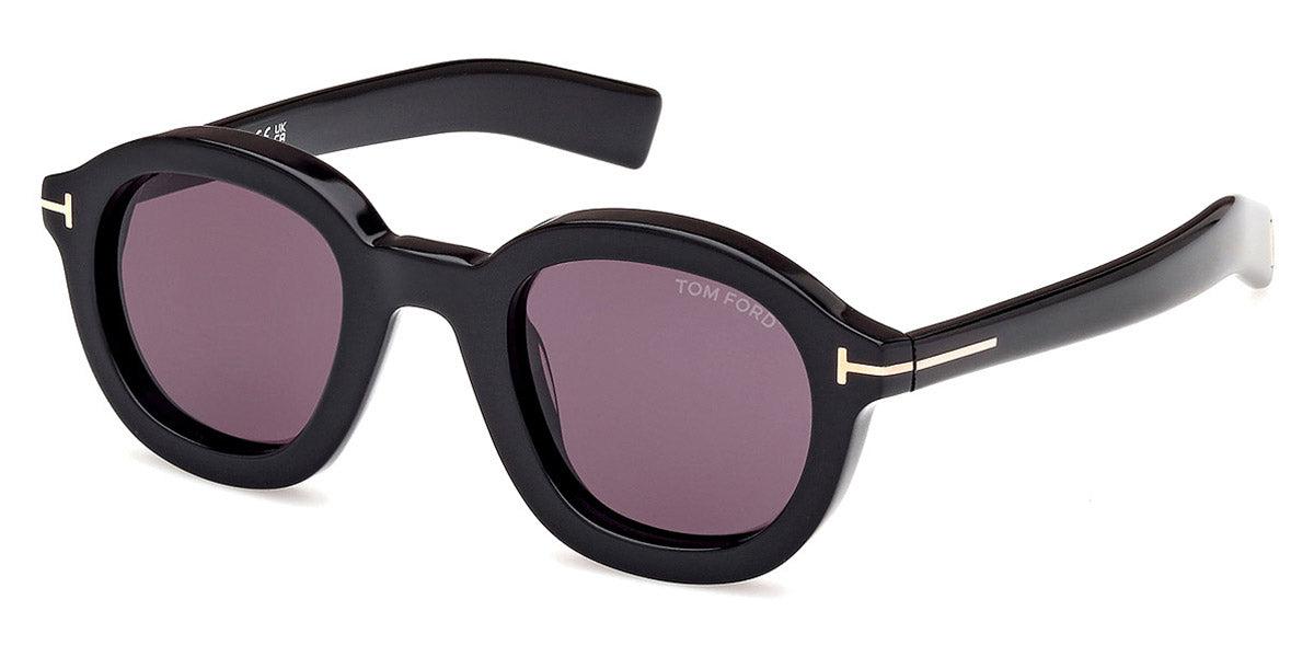 Tom Ford® FT1100 FT1100 01A 46 - 01A - Shiny Black / Shiny Black Sunglasses