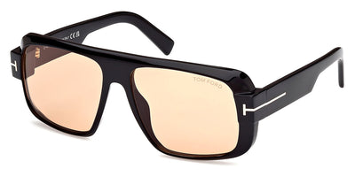 Tom Ford® FT1101 TURNER FT1101 01E 58 - 01E - Shiny Black / Shiny Black Sunglasses