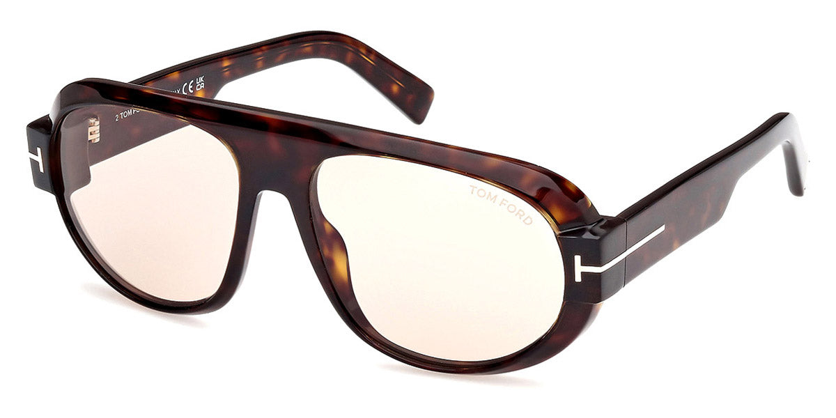 Tom Ford® FT1102 FT1102 52E 59 - 52E - Dark Havana / Dark Havana Sunglasses