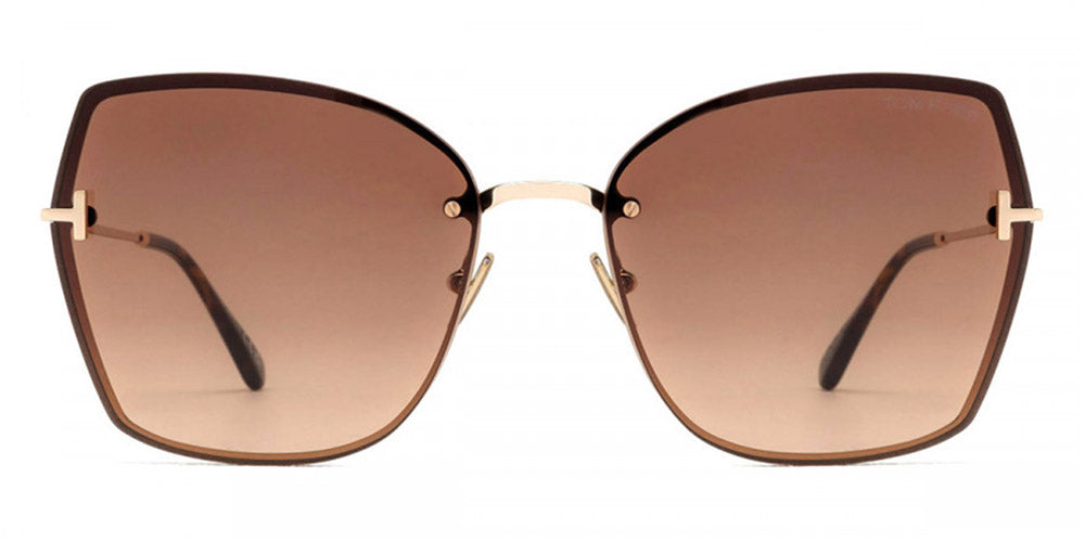 Tom Ford® FT1107 FT1107 28F 62 - 28F - Shiny Rose Gold / Shiny Rose Gold Sunglasses