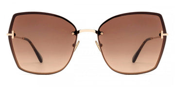 Tom Ford® FT1107 FT1107 28F 62 - 28F - Shiny Rose Gold / Shiny Rose Gold Sunglasses