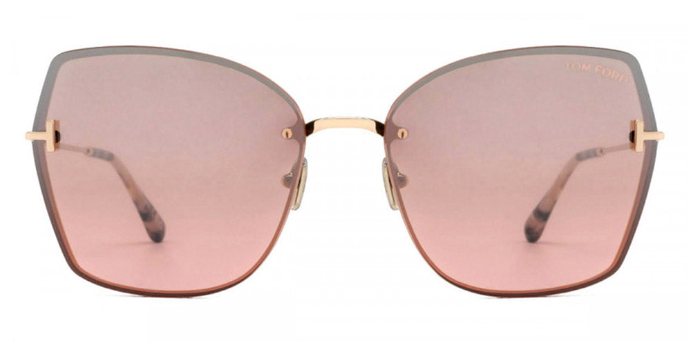 Tom Ford® FT1107 FT1107 28U 62 - 28U - Shiny Rose Gold / Shiny Rose Gold Sunglasses