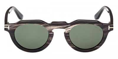 Tom Ford® FT1129-P FT1129-P 63N 45 - 63N Black/Horn / Green Sunglasses