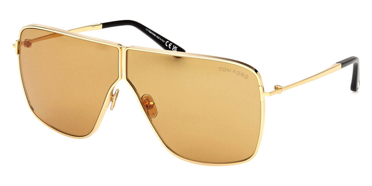 Tom Ford® FT1159 FT1159 30E 68 - 30E - Shiny Deep Gold / Shiny Deep Gold Sunglasses