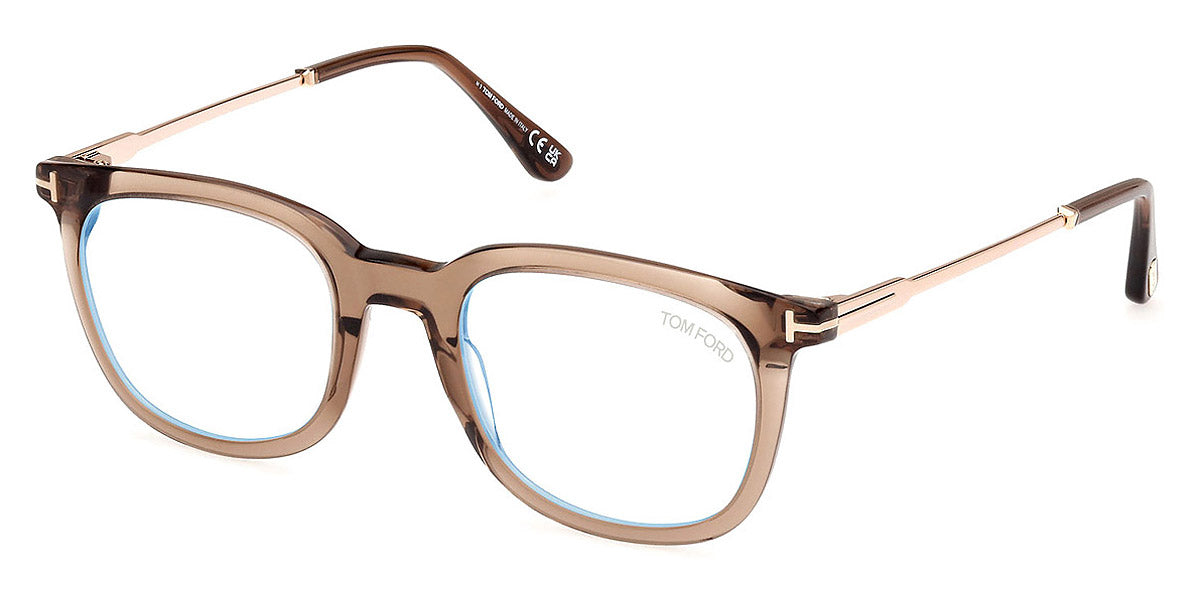 Tom Ford® FT5904-B FT5904-B 045 50 - 045 - Shiny Light Brown / Shiny Light Brown Eyeglasses