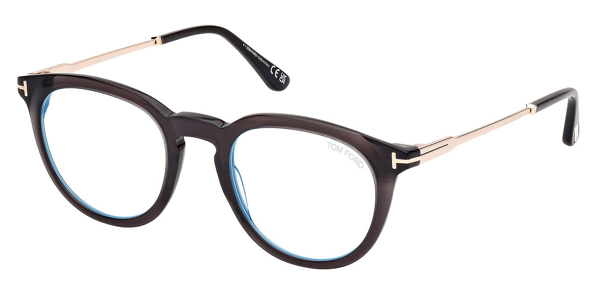 Tom Ford® FT5905-B FT5905-B 005 49 - 005 - Shiny Black / Shiny Rose Gold Eyeglasses