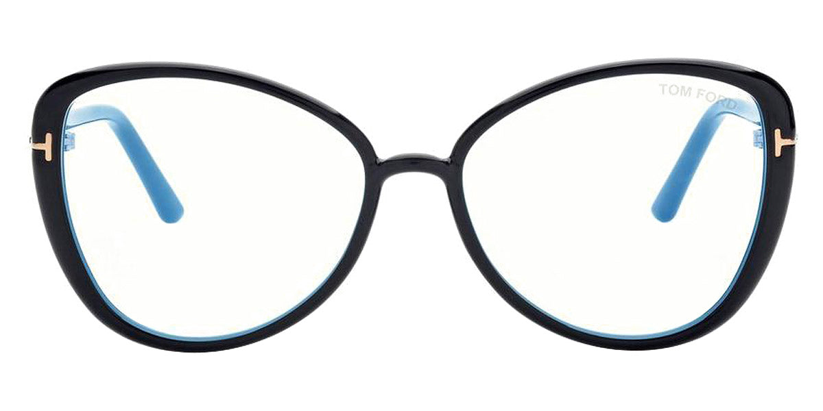 Tom Ford® FT5907-B FT5907-B 001 55 - 001 - Shiny Black / Shiny Black Eyeglasses