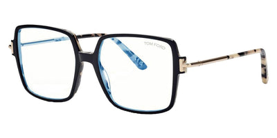 Tom Ford® FT5915-B FT5915-B 005 53 - 005 - Black/Monocolor / Coloured Havana Eyeglasses