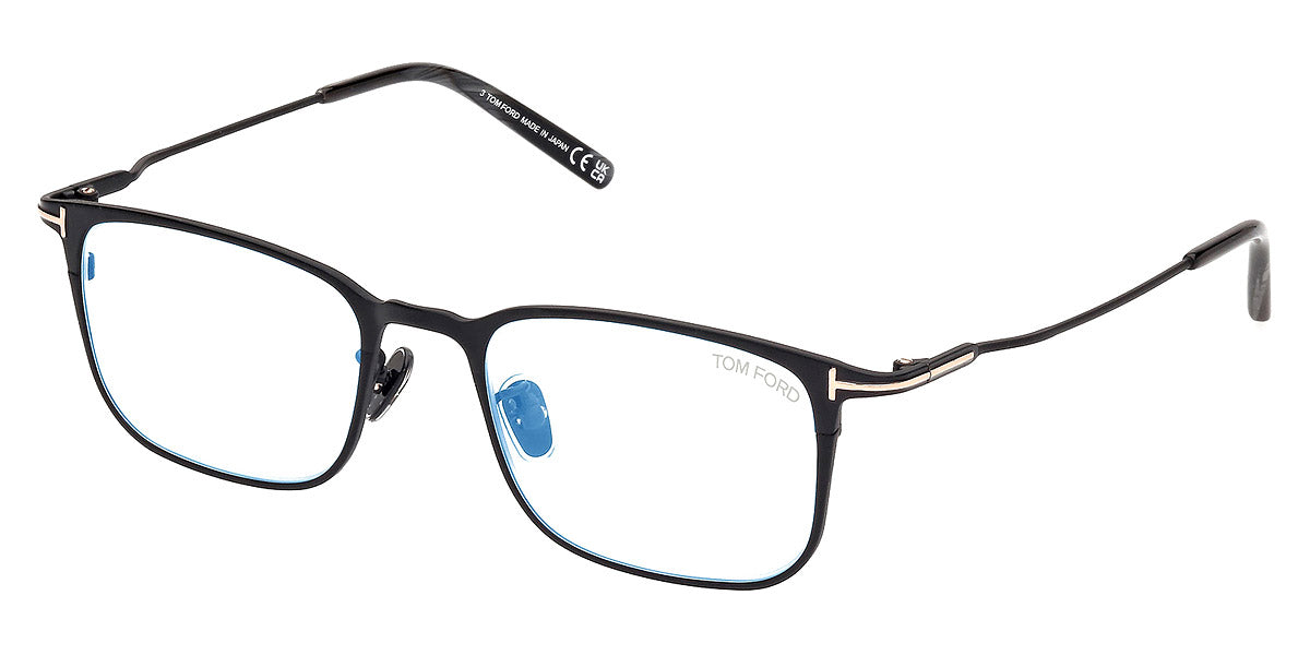 Tom Ford® FT5929-D-B FT5929-D-B 005 51 - 005 - Shiny Black / Shiny Black Eyeglasses