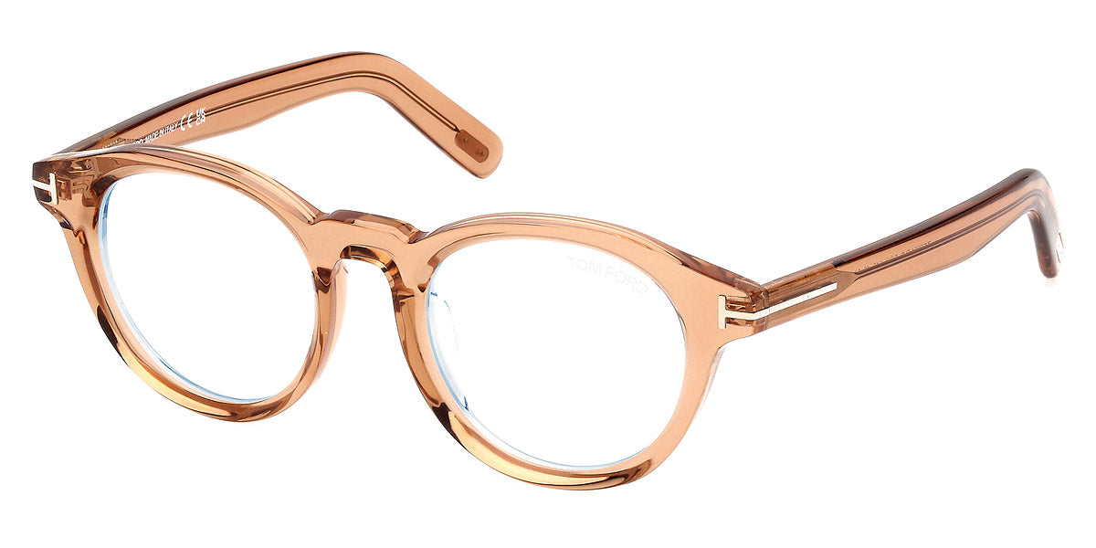 Tom Ford® FT5931-D-B FT5931-D-B 045 49 - 045 - Shiny Light Brown / Shiny Light Brown Eyeglasses