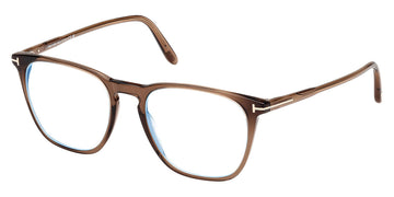 Tom Ford® FT5937-B FT5937-B 048 52 - 048 - Light Brown/Monocolor / Light Brown/Monocolor Eyeglasses