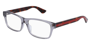 Gucci® GG0006OAN GUC GG0006OAN 004 55 - Gray/Havana Eyeglasses