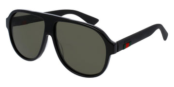 Gucci® GG0009S GUC GG0009S 001 59 - Black Sunglasses