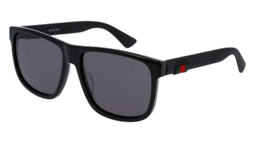 Gucci® GG0010S GUC GG0010S 001 58 - Black Sunglasses