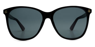 Gucci® GG0024S GUC GG0024S 003 58 - Black/Havana Sunglasses