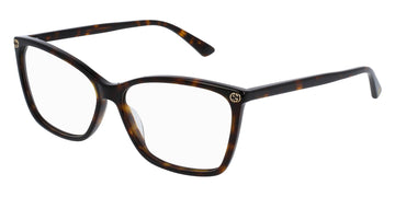 Gucci® GG0025O GUC GG0025O 002 56 - Havana Eyeglasses