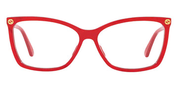 Gucci® GG0025O GUC GG0025O 004 56 - Red Eyeglasses