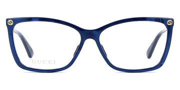 Gucci® GG0025O GUC GG0025O 005 56 - Blue Eyeglasses