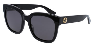 Gucci® GG0034SN GUC GG0034SN 001 54 - Black Sunglasses