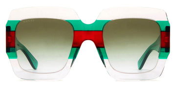 Gucci® GG0178S GUC GG0178S 001 54 - Multicolor/Green Sunglasses