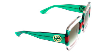 Gucci® GG0178S GUC GG0178S 001 54 - Multicolor/Green Sunglasses