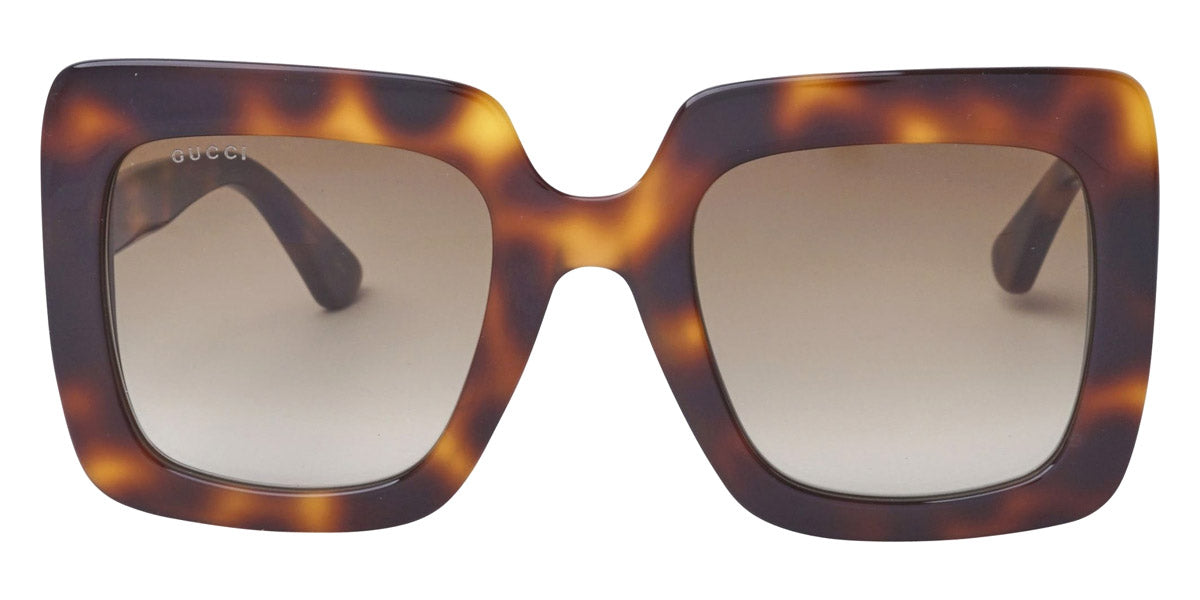 Gucci Rainbow Square Oversized Glitter Sunglasses Style GG0328S 004