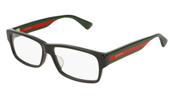 Gucci® GG0344OA GUC GG0344OA 001 56 - Black/Multicolor Eyeglasses