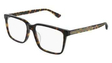 Gucci® GG0385OA GUC GG0385OA 002 55 - Havana Eyeglasses