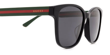 Gucci® GG0417SK GUC GG0417SK 001 56 - Black/Multicolor Sunglasses