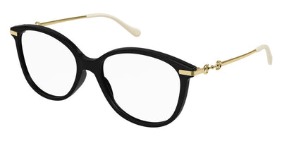 Gucci® GG0967O GUC GG0967O 001 53 - Black/Gold Eyeglasses